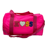 "KISS" Glitter Duffle Bag - B316-KISS