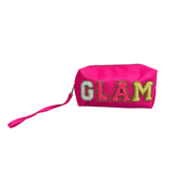 "GLAM" Glitter Wristlet Pouch - B313-GLAM