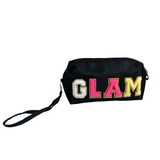 "GLAM" Glitter Wristlet Pouch - B313-GLAM