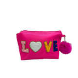 "LOVE" Glitter Wristlet Pouch - B312-LOVE