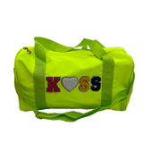 "KISS" Glitter Duffle Bag - B316-KISS