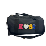 "KISS" Glitter Duffle Bag - B316-KISS