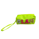 "GLAM" Glitter Wristlet Pouch - B313-GLAM