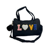 "LOVE" Handbag with Glitter Accents - B314-LOVE