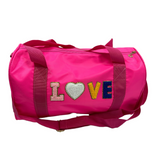 "LOVE" Glitter Duffle Bag - Model B316-LOVE