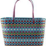 Woven Plastic Tote Bag - B226