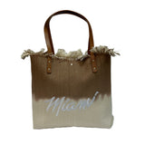 "Miami" Canvas Tote Bag - B300-MIAMI