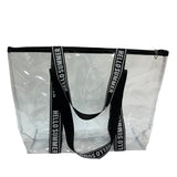 Transparent Tote Bag with Bold Straps - B322