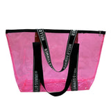 Transparent Tote Bag with Bold Straps - B322