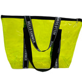 Transparent Tote Bag with Bold Straps - B322