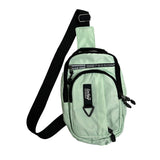 Utility Sling Bag with Zipper Pockets - B326