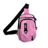 Utility Sling Bag with Zipper Pockets - B326