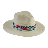 Floral Band Fedora Hat Collection - Model FH258