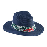 Floral Band Fedora Hat Collection - Model FH258