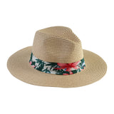 Floral Band Fedora Hat Collection - Model FH258