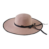 Elegant Straw Hat Collection with Bow Detail - FH267