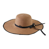 Elegant Straw Hat Collection with Bow Detail - FH267