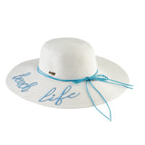 Embroidered Straw Hat Collection - Model FH276
