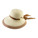 Elegant Straw Hat Collection with Scarf Detail - Model FH280