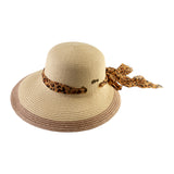 Elegant Straw Hat Collection with Scarf Detail - Model FH280