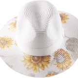 Floral-Printed Wide-Brim Hat Collection - Model FH395-P