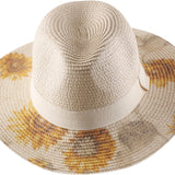 Floral-Printed Wide-Brim Hat Collection - Model FH395-P