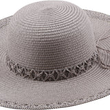 Decorative Sun Hat Collection with Ribbon Trim - Model FH424