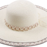 Decorative Sun Hat Collection with Ribbon Trim - Model FH424