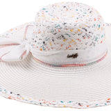 Floral Wide-Brim Hat Collection - Model FH435