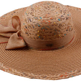 Floral Wide-Brim Hat Collection - Model FH435