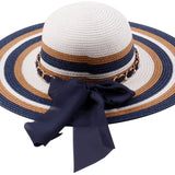 Striped Ribbon Sun Hat Collection - Model FH444