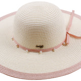 Wide-Brim Hat Collection with Contrast Trim - Model FH448