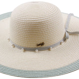 Wide-Brim Hat Collection with Contrast Trim - Model FH448