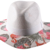 Floral Print Fedora Hat Collection - Model FH506-P
