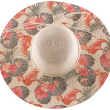 Bold Floral Wide-Brim Hat Collection - Model FH506