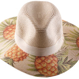Tropical Floral Print Fedora Collection - Model FH507-P