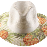 Tropical Floral Print Fedora Collection - Model FH507-P