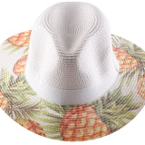 Tropical Floral Print Fedora Collection - Model FH507-P