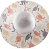 Turtle Print Wide-Brim Hat Collection - Model FH508