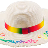 Colorful Wide-Brim Hat Collection with Decorative Details - Model FH512