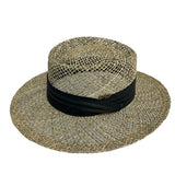 Breathable Woven Straw Hat with Tropical Band - FX001