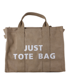 "Just Tote Bag" Canvas Tote - B321
