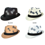 Patterned Fedora Hat Collection - Model HF100