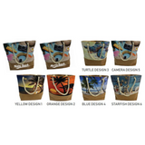 Printed Canvas Tote Bag with Rope Handles - B323
