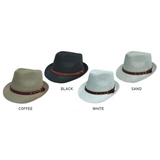 Wide-Band Fedora Hat Collection - Model FH548