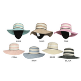 Wide-Brim Ribbon-Tied Hat Collection - Model SH30