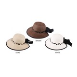 Embellished Wide-Brim Hat Collection - Model FH355