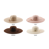Floppy Straw Hat Collection with Ribbon Accent - Model FH345