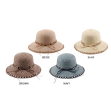 Crochet Sun Hat Collection with Braided Detail - Model FH425
