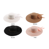 Decorative Ribbon-Tied Hat Collection - Model FH456